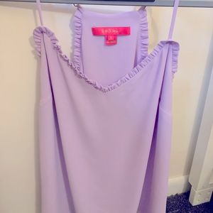 Lilly Pulitzer ruffle tank top